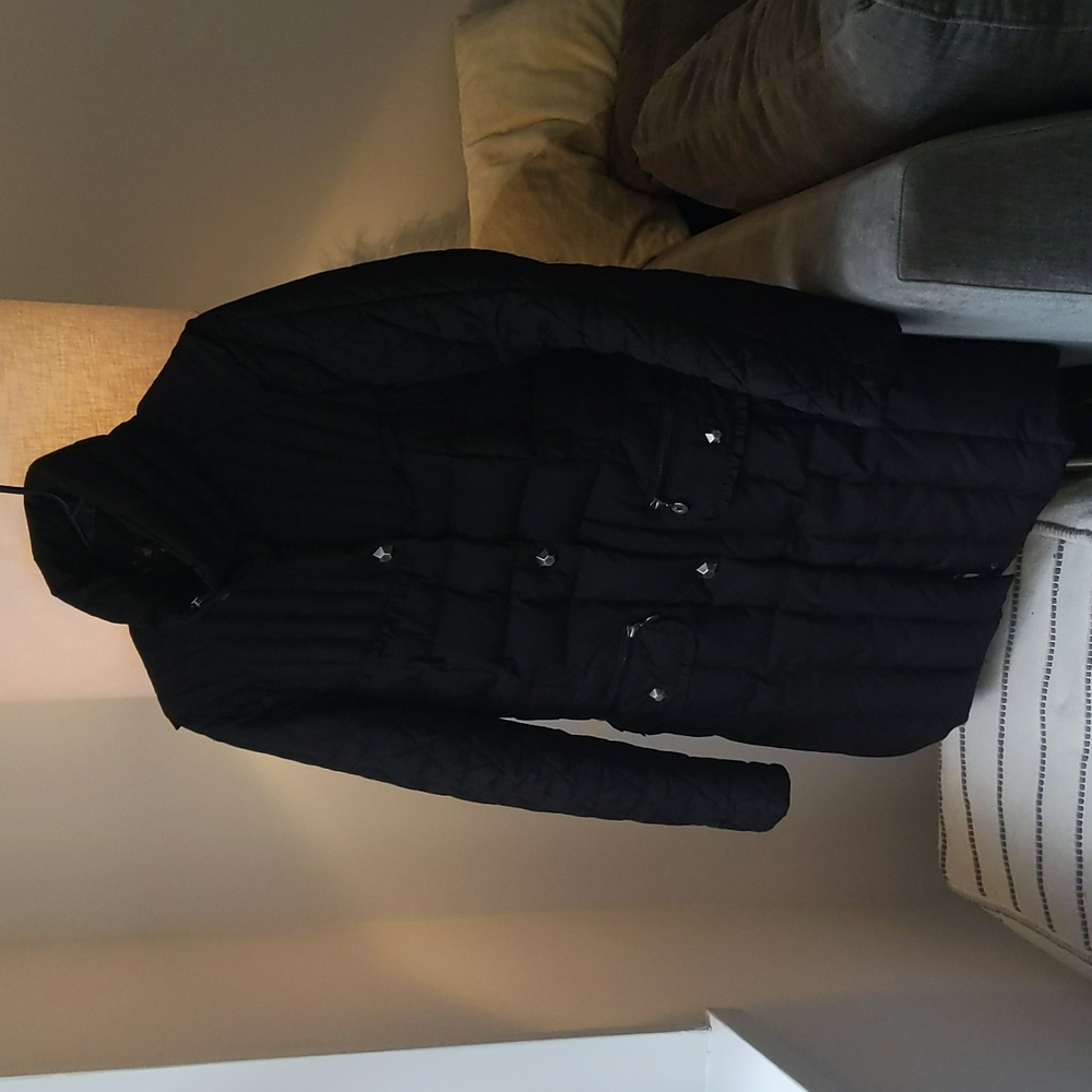 Betsey Johnson Black Down Puffer Coat